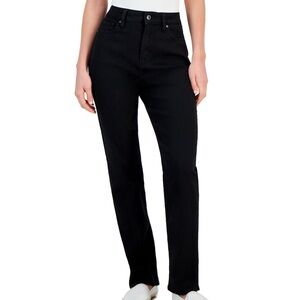 Style & Co. Women's Classic Black Straight Leg Jeans